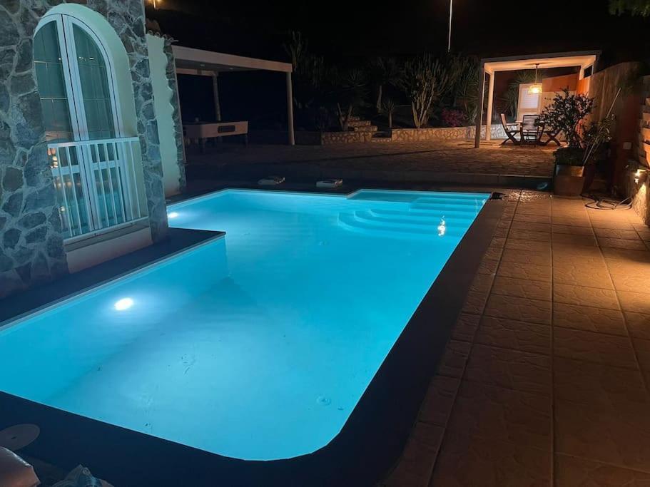 Casa Macken Con Piscina Climatizada Y Jacuzzi Villa San Bartolome de Tirajana  Room photo