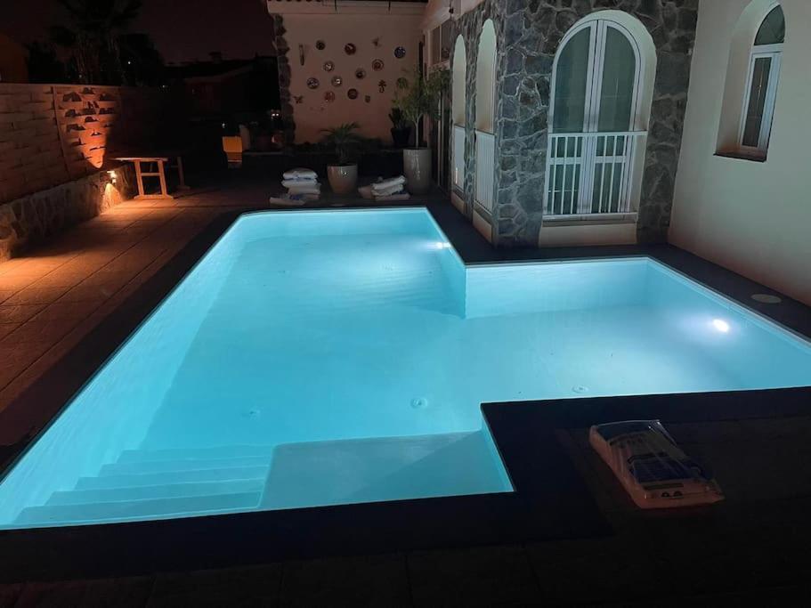 Casa Macken Con Piscina Climatizada Y Jacuzzi Villa San Bartolome de Tirajana  Room photo